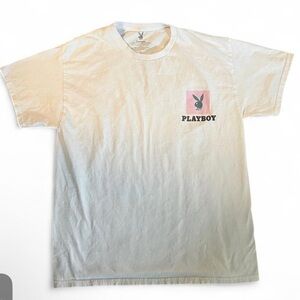 Playboy White Cotton Tee
